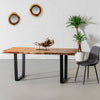 Acacia Natural Wood Live Edge Dining Table