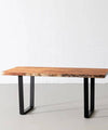 Acacia Natural Wood Live Edge Dining Table