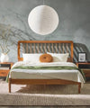 Mid Century Slatted Bed with sides