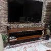 Live Edge TV Unit - Wooden Media Console
