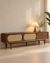 Arvion Rattan TV Unit