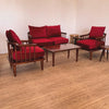 Fly Sofa Set - 4 Seater Wooden Lounge Sofa