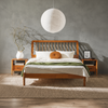Mid Century Slatted Bed with sides
