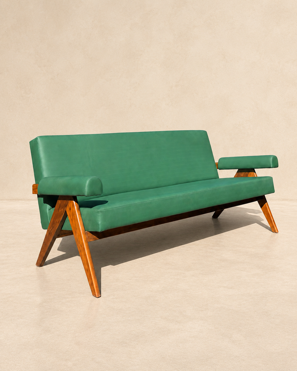 Retro Wooden Sofa