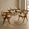 Chandigarh Acacia Live Edge Dining Set - 6 Seater