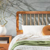 Mid Century Slatted Bed with sides