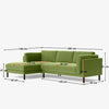 Sven L-Shaped Sofa - 98"