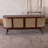 Cane Wooden TV Unit