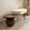 Nordic Ottoman Bench