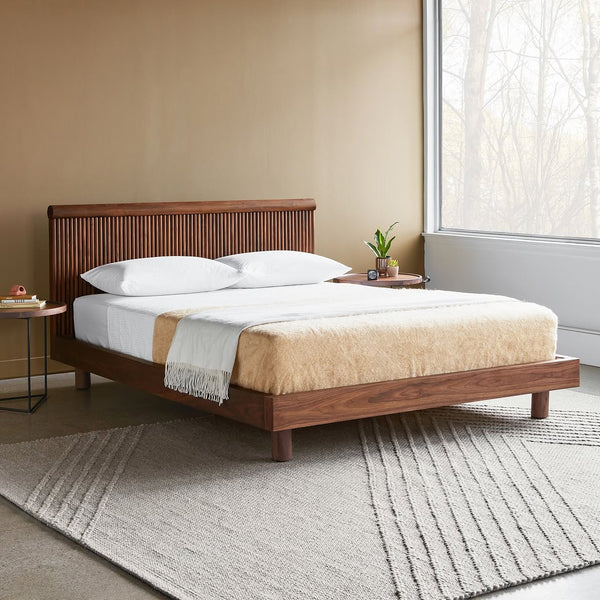 Odean Shisham bed with Side Tables