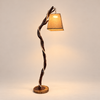 Rustic Wooden Floor Lamp
