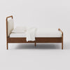 Kamari Acacia Wood Upholstery Bed